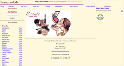 Desktop Screenshot of beautyandme.com